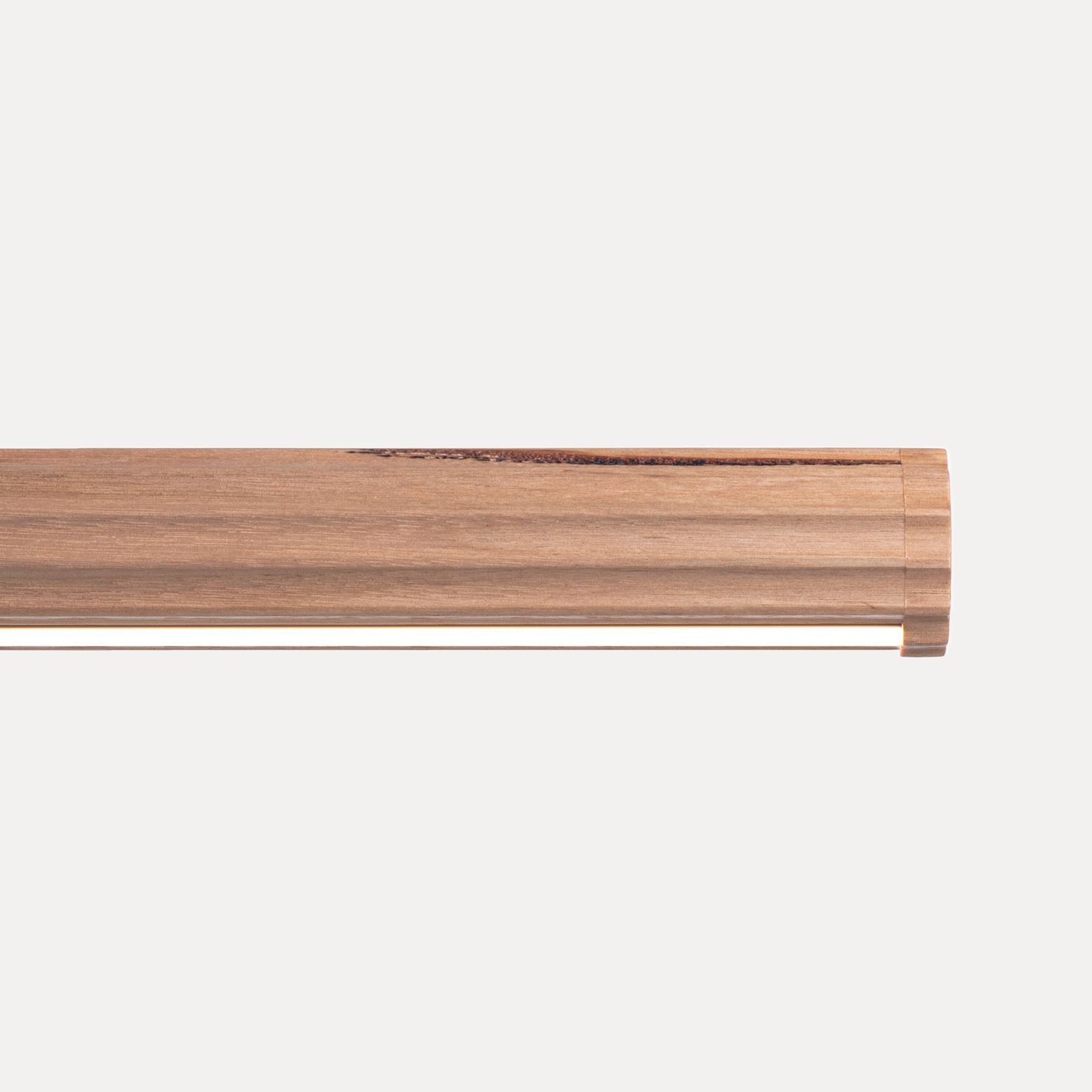 Fluted Roller Pendant | Tasmanian Oak gallery detail image