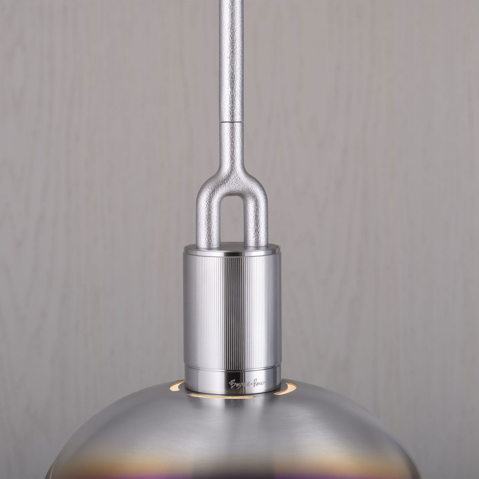 Shade Forked Globe Pendant | Smoke gallery detail image