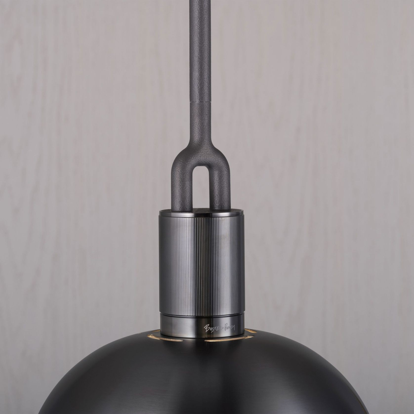 Shade Forked Globe Pendant | Smoke gallery detail image