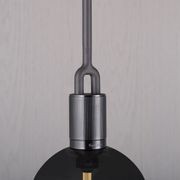Forked Globe Pendant Light - Smoked gallery detail image