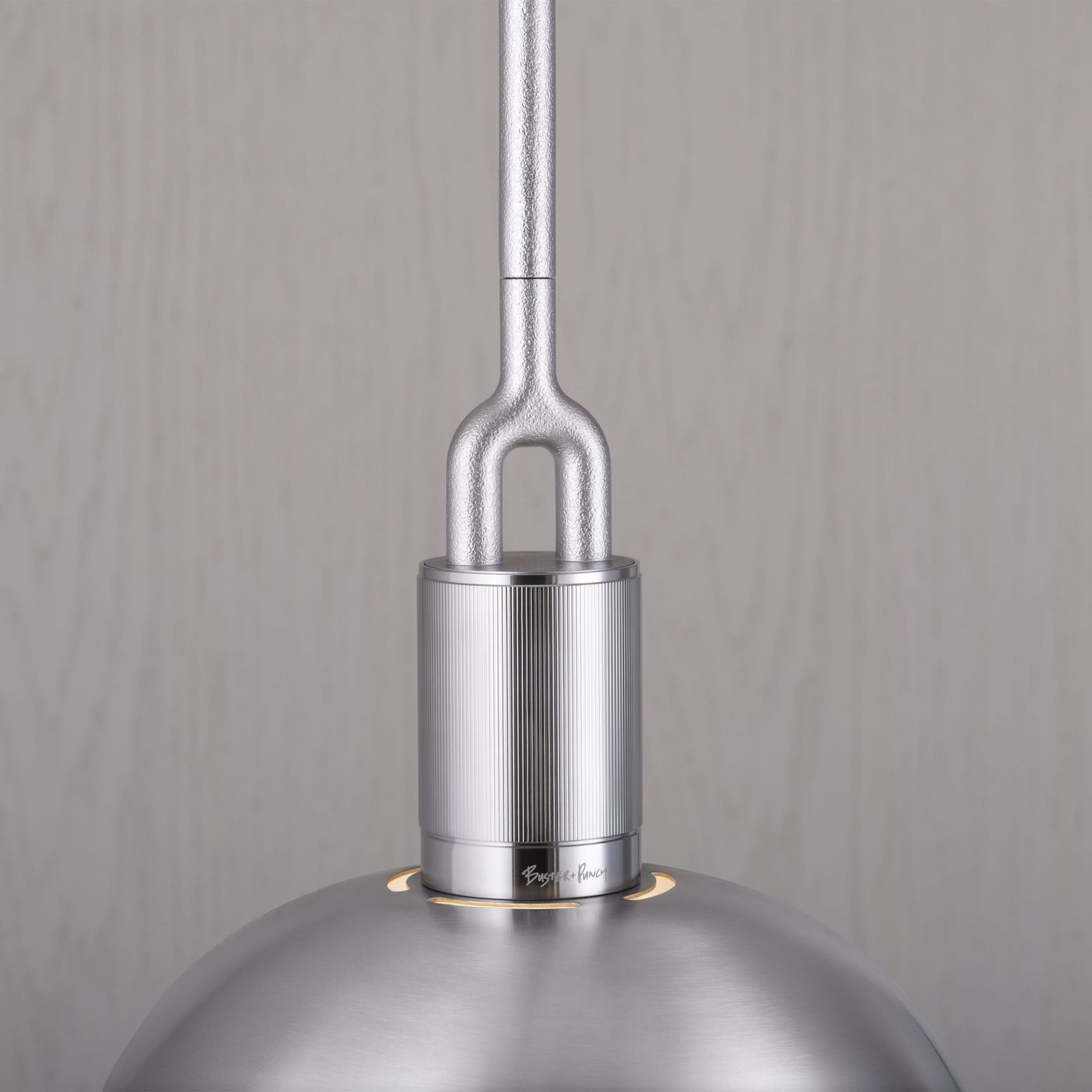 Shade Forked Globe Pendant | Smoke gallery detail image