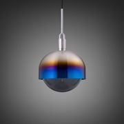 Shade Forked Globe Pendant | Smoke gallery detail image