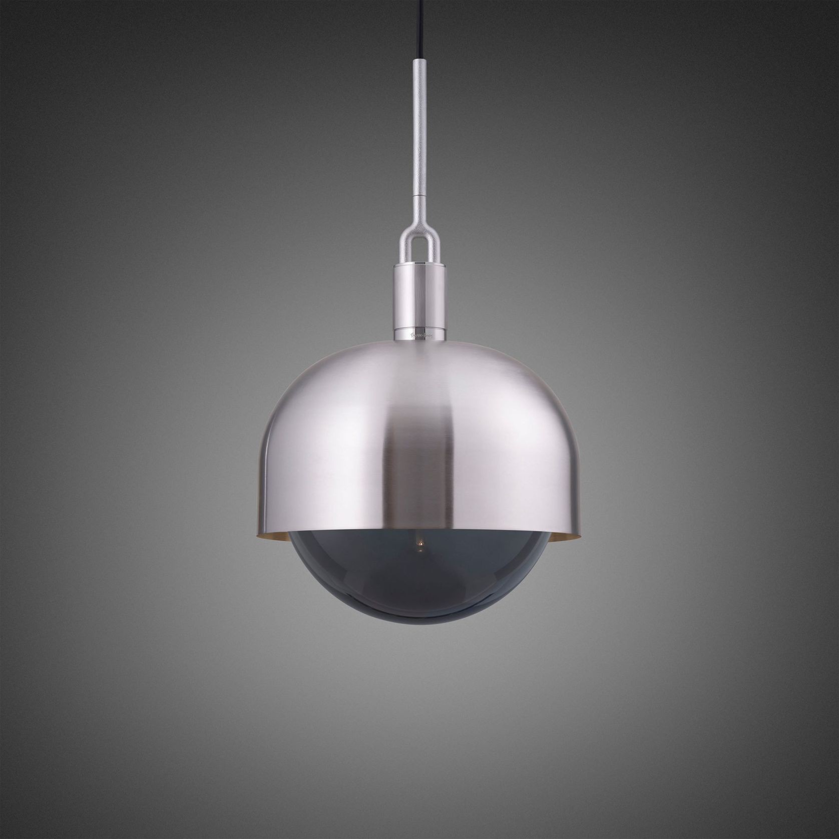 Shade Forked Globe Pendant | Smoke gallery detail image