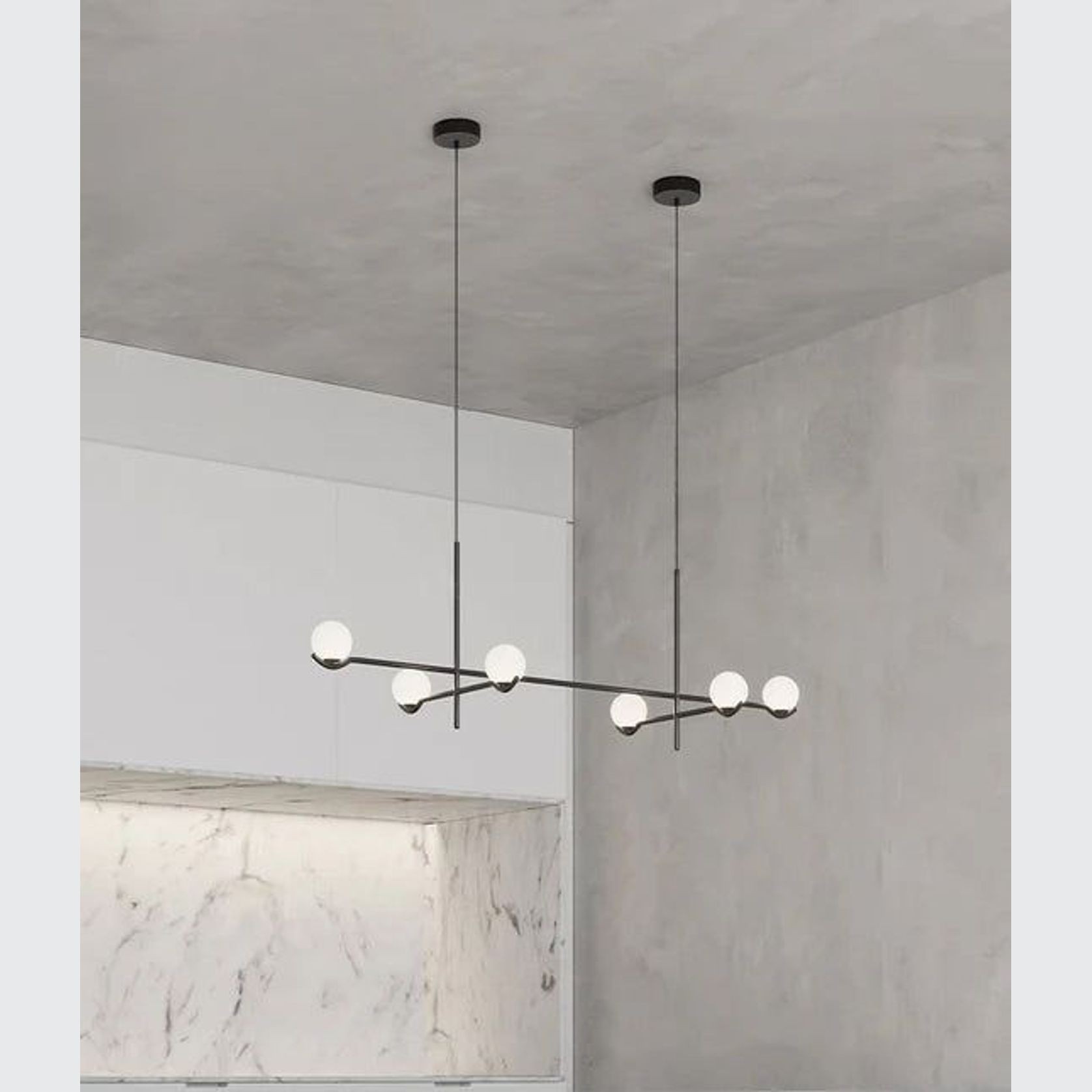 Gemini Long Pendant Light gallery detail image