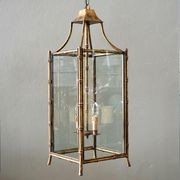 French Gilded Iron Lantern gallery detail image