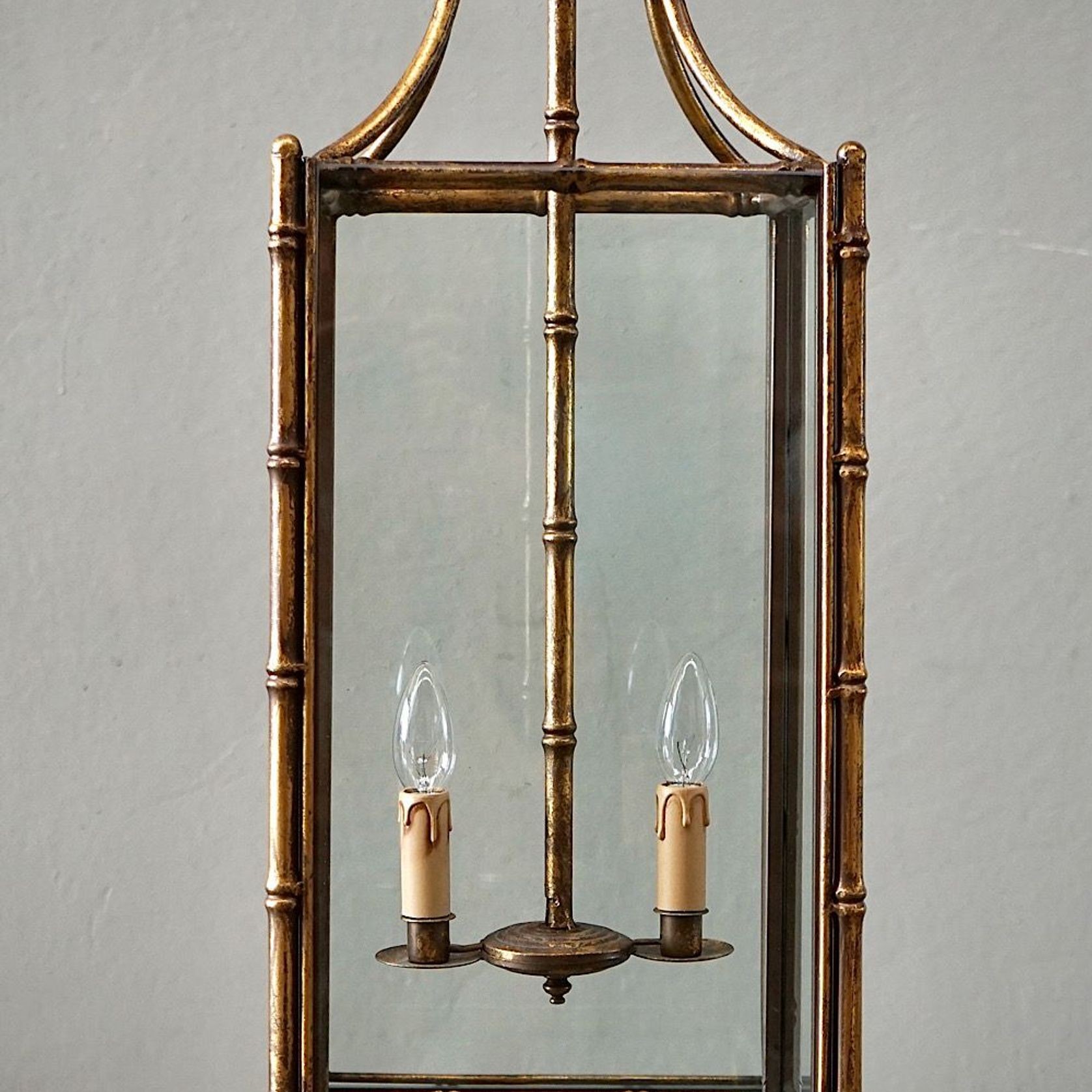 French Gilded Iron Lantern gallery detail image