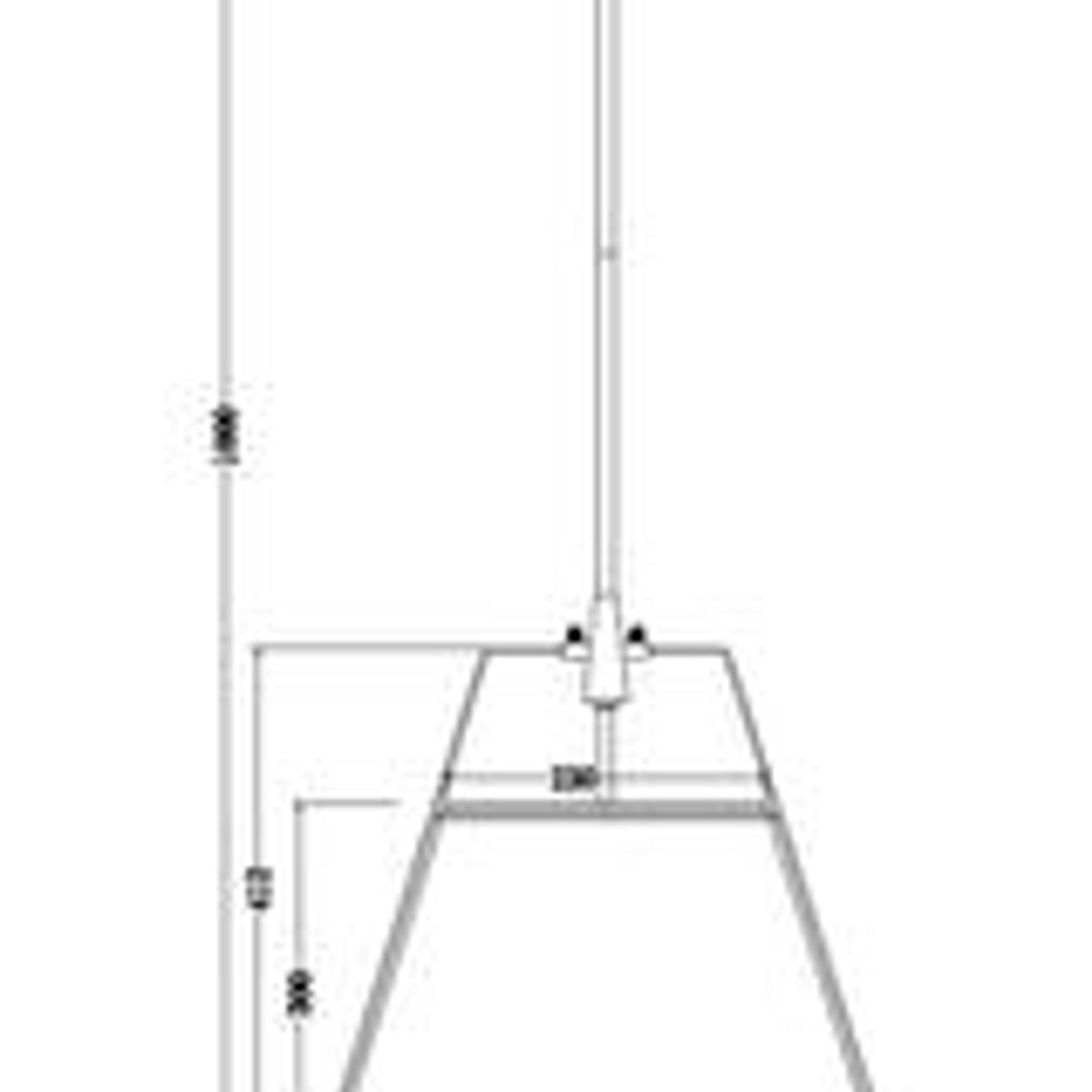 Jessie Pendant Light with Gold Hardware - White gallery detail image