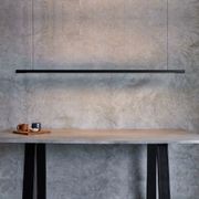 Capsühl Linear LED Pendant Black gallery detail image