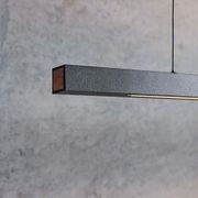 Capsühl Linear LED Pendant Black gallery detail image