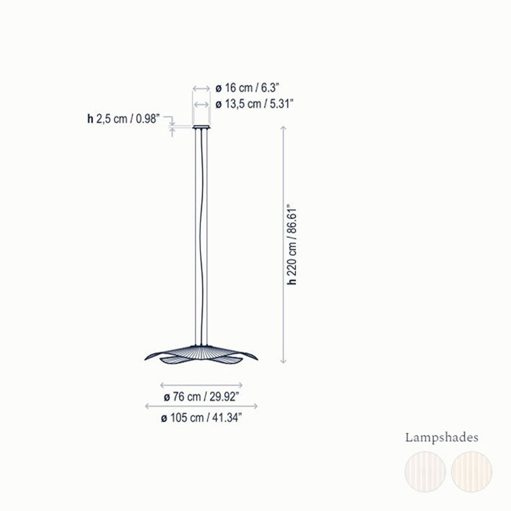 Mediterrania S105/02 Pendant Light gallery detail image