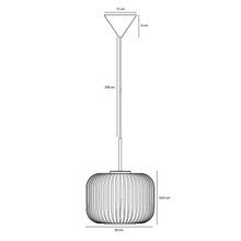 Milford 30 Brass Pendant gallery detail image