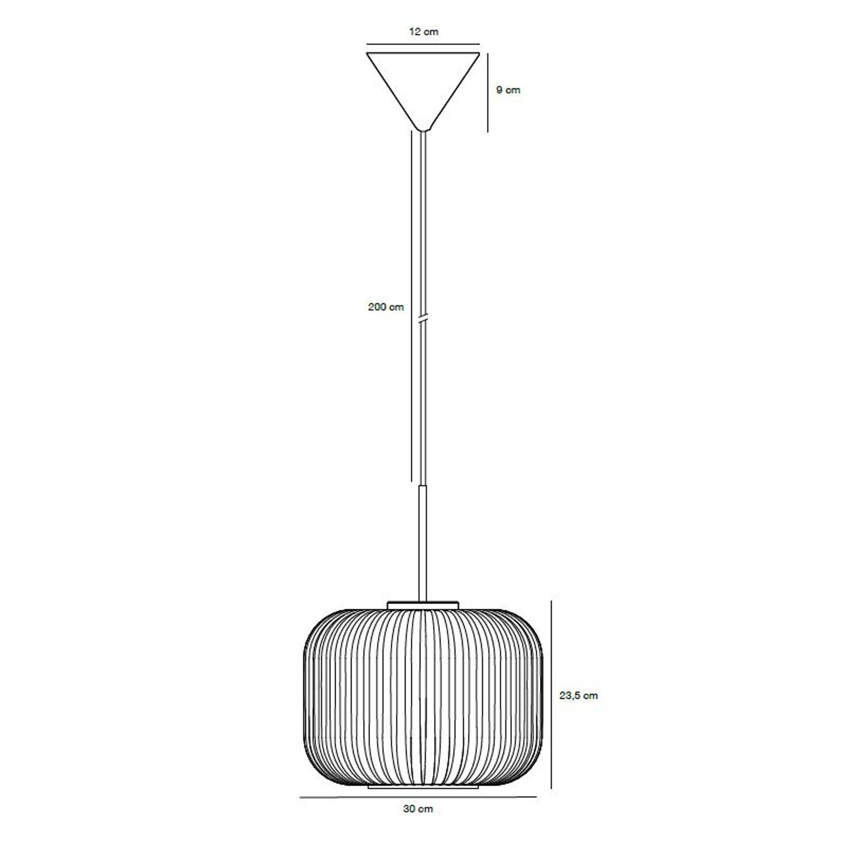 Milford 30 Brass Pendant gallery detail image