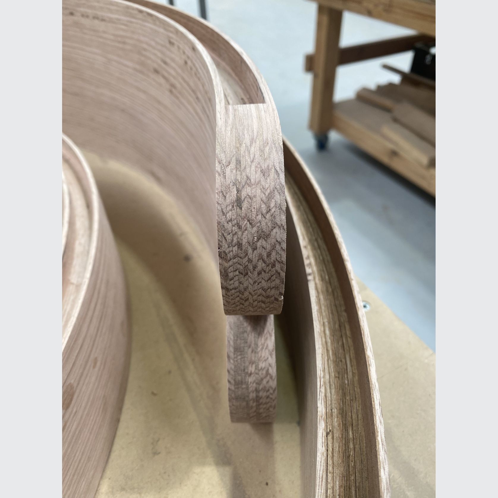 ARC Series Curved Timber Linear LED Pendant gallery detail image