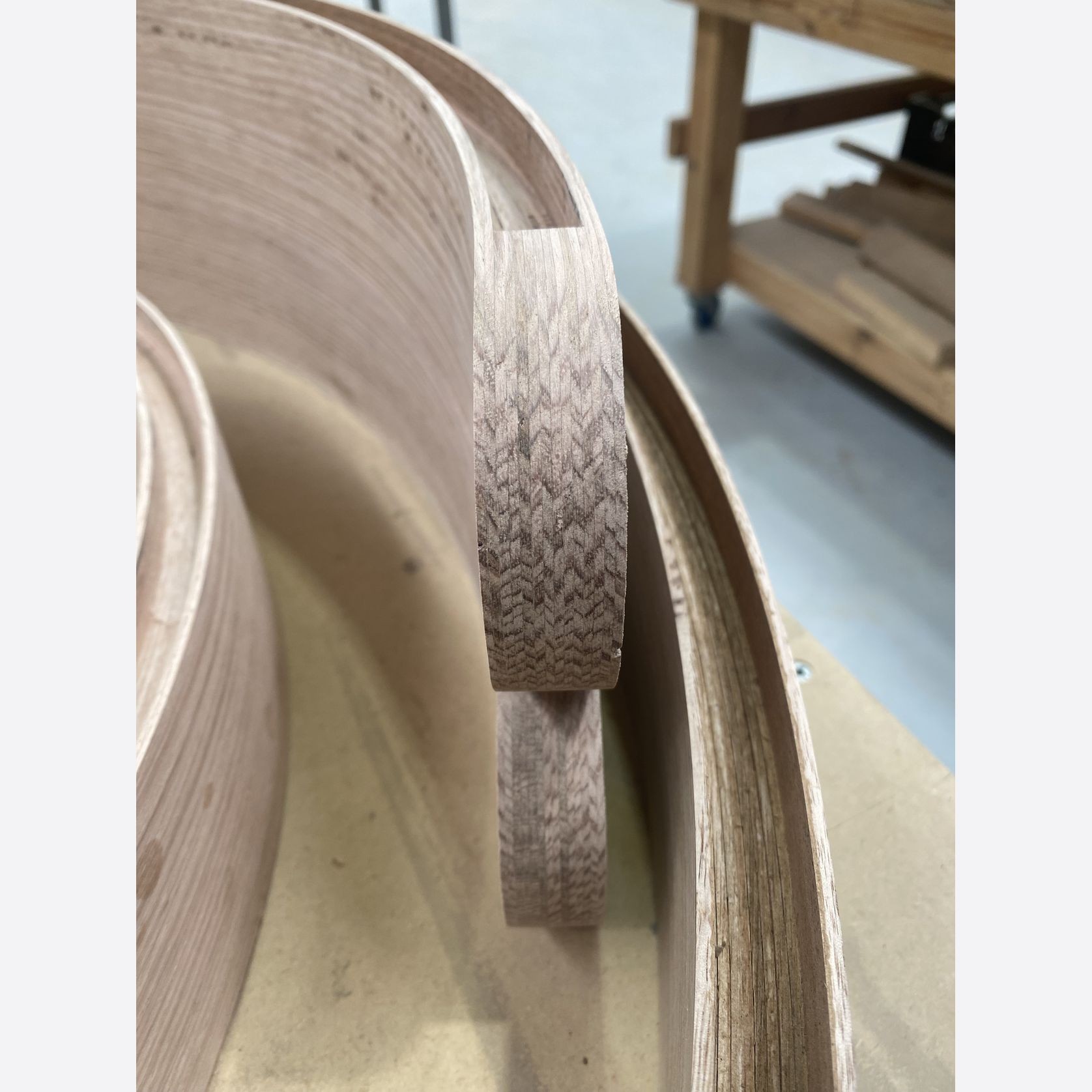ARC Series Curved Timber Linear LED Pendant gallery detail image
