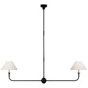Thomas O'Brien Piaf Large Two-Light Linear Pendant gallery detail image
