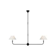 Thomas O'Brien Piaf Large Two-Light Linear Pendant gallery detail image