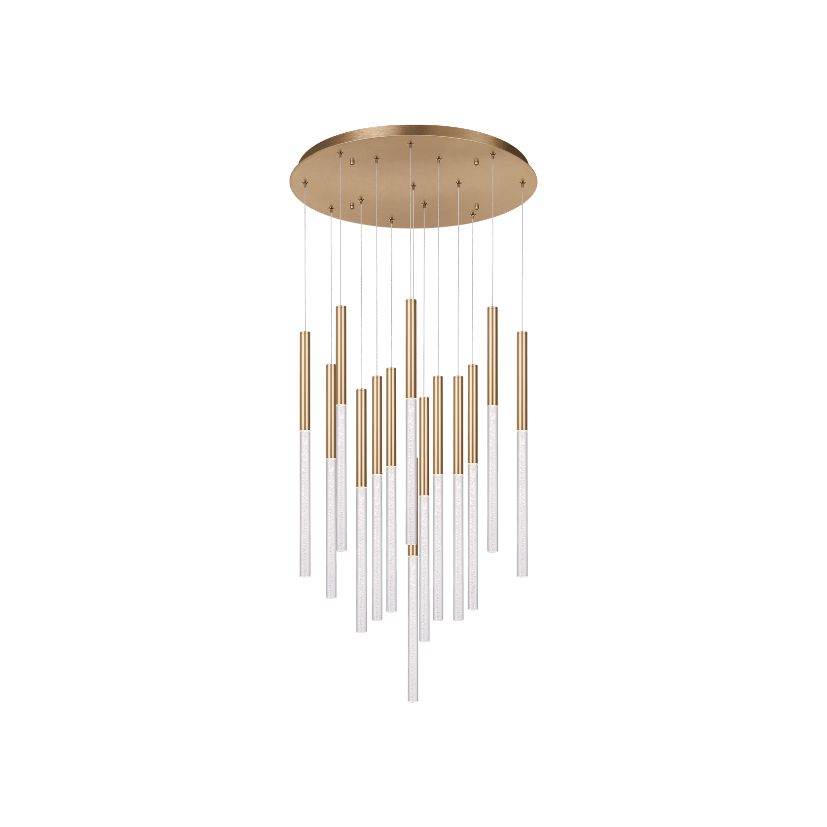 Rhea 14 Light Pencil Drop Pendant Light gallery detail image