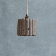Ribbed Crete Pendant gallery detail image