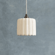 Ribbed Crete Pendant gallery detail image