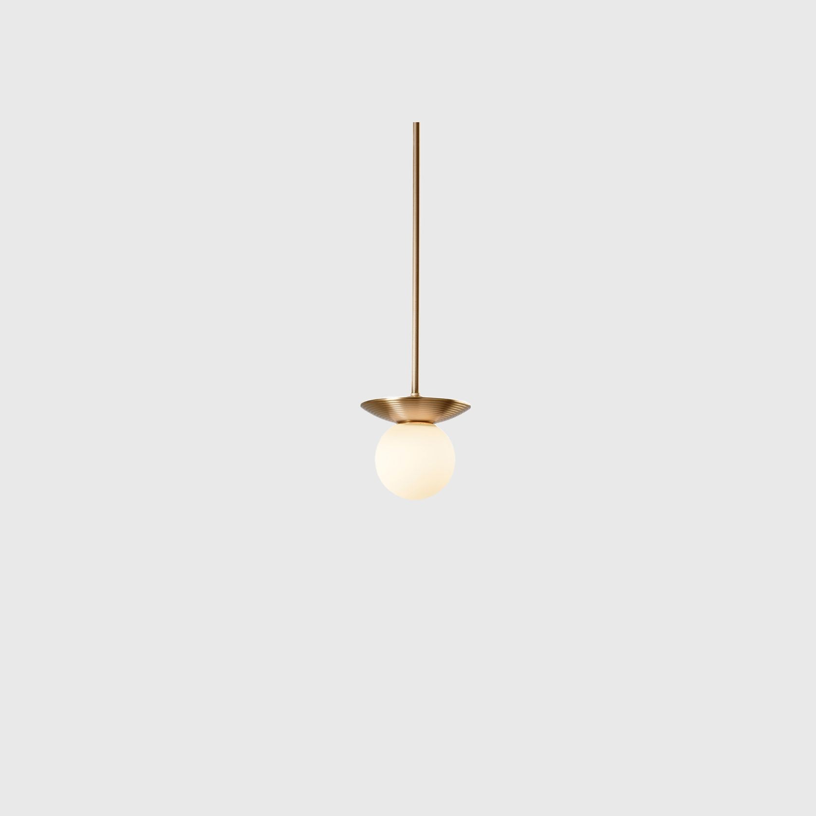 Orbit Brass Pendant Light gallery detail image