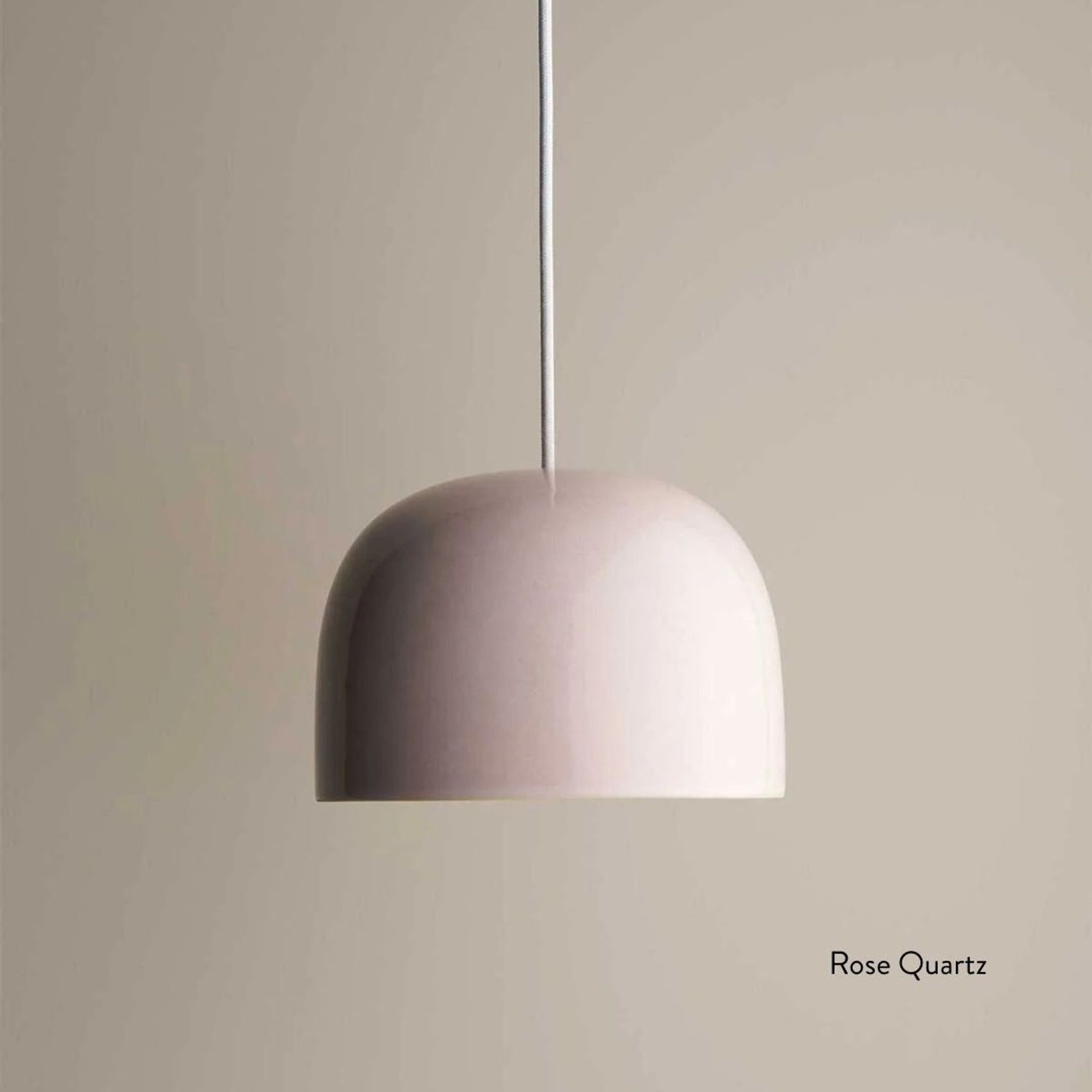 Ceramic Pendant Bell Light Small gallery detail image