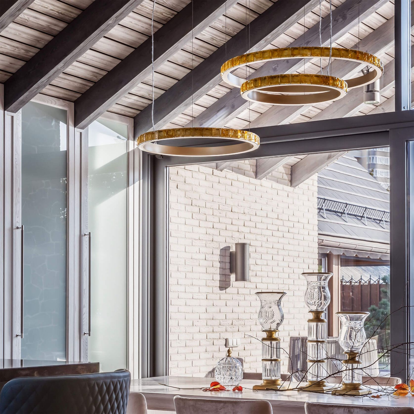 Aura 70cm Circular Pendant gallery detail image