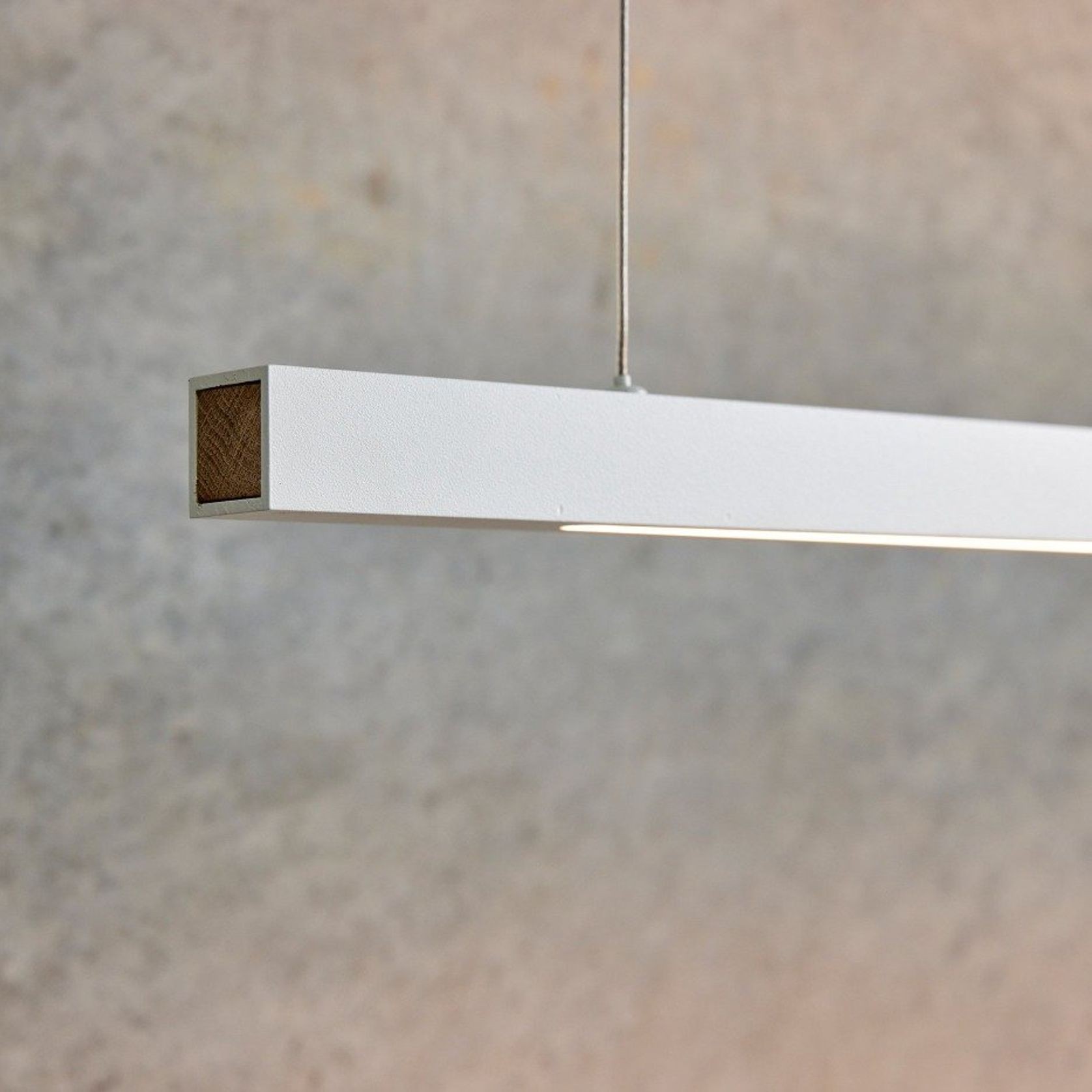 L.I.M. LED Linear Pendant White gallery detail image