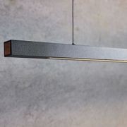 Capsühl Linear LED Pendant Black gallery detail image