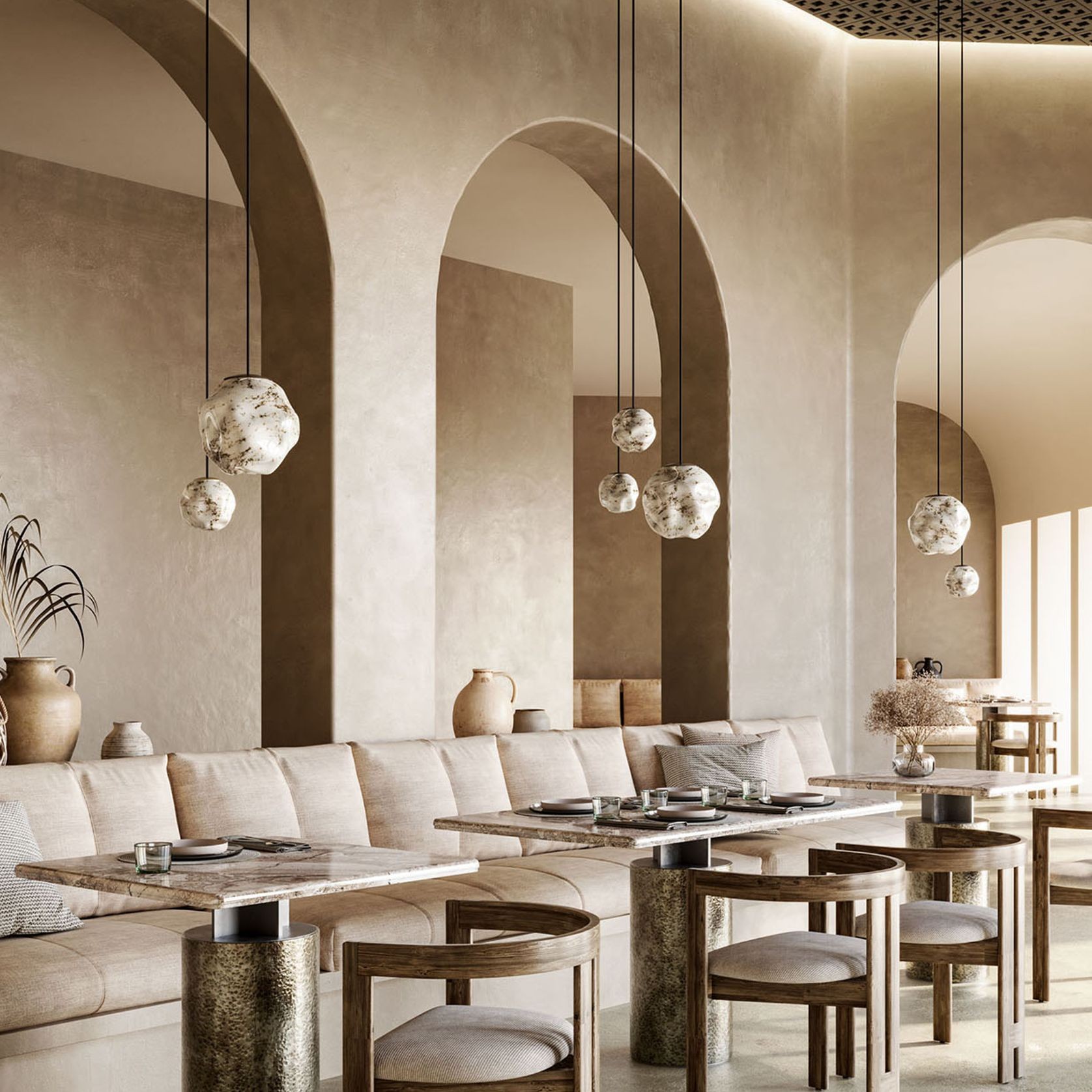 Stone Pendant Light gallery detail image