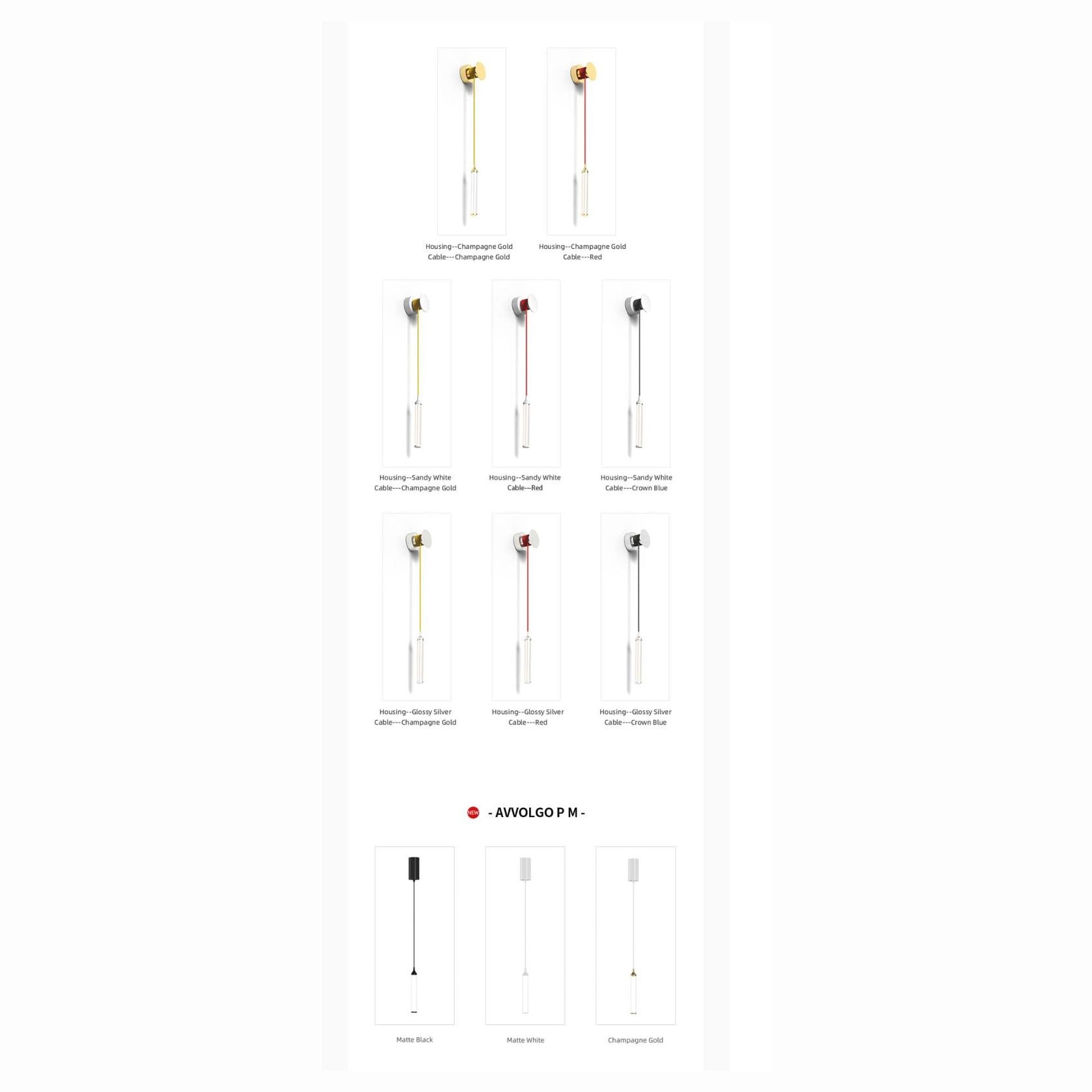 AVVOLGO | Wall Light/Track Light/ Pendant Light gallery detail image