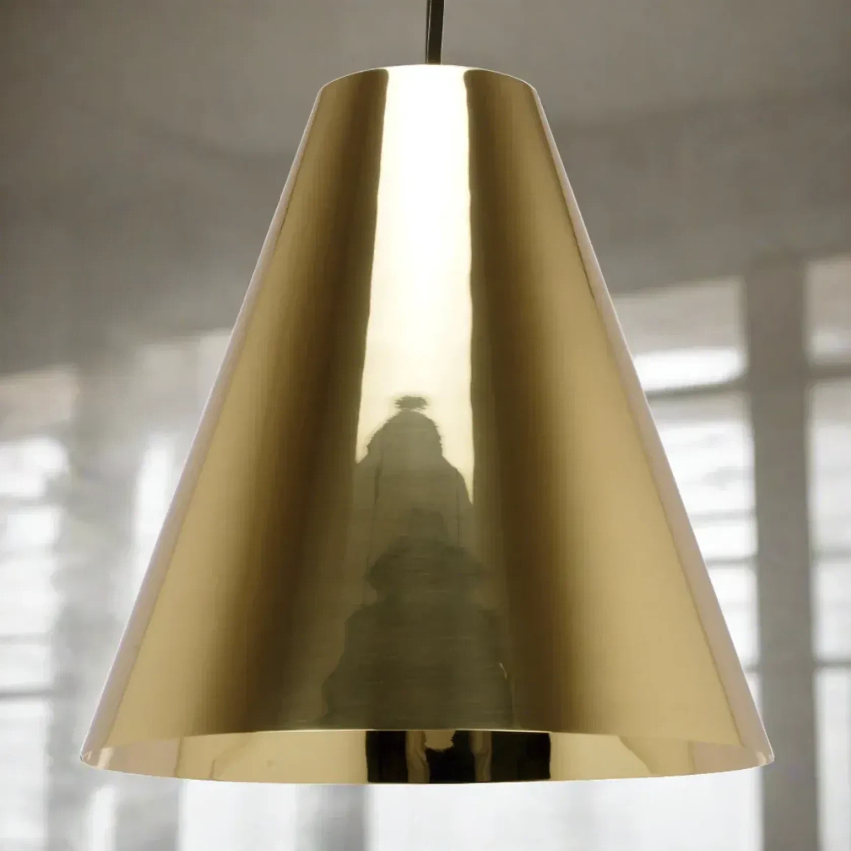 Alexis Brass Pendant Light gallery detail image