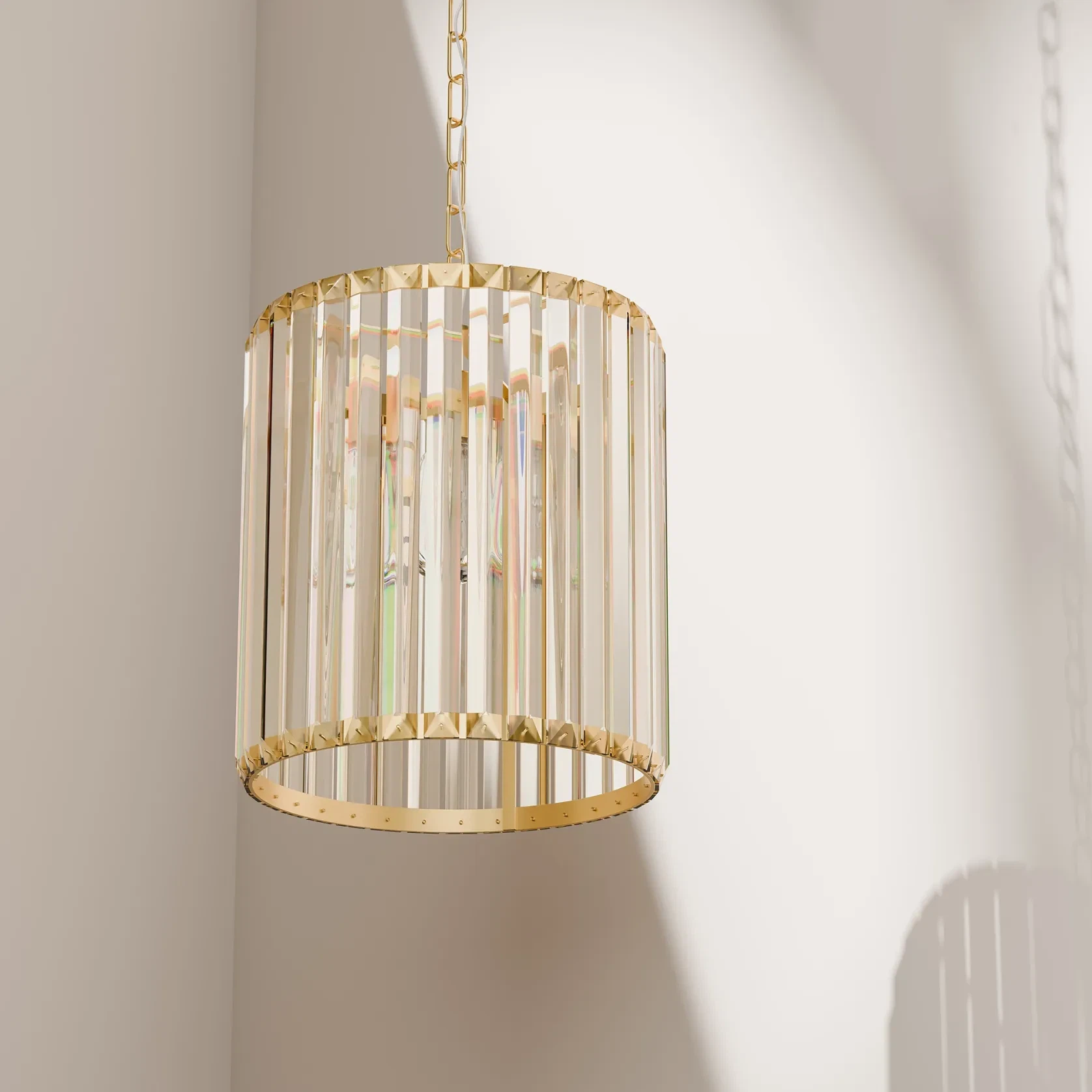 Crane Crystal E27 Pendant Light gallery detail image