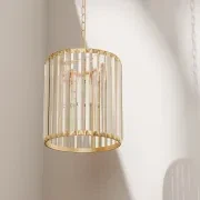 Crane Crystal E27 Pendant Light gallery detail image