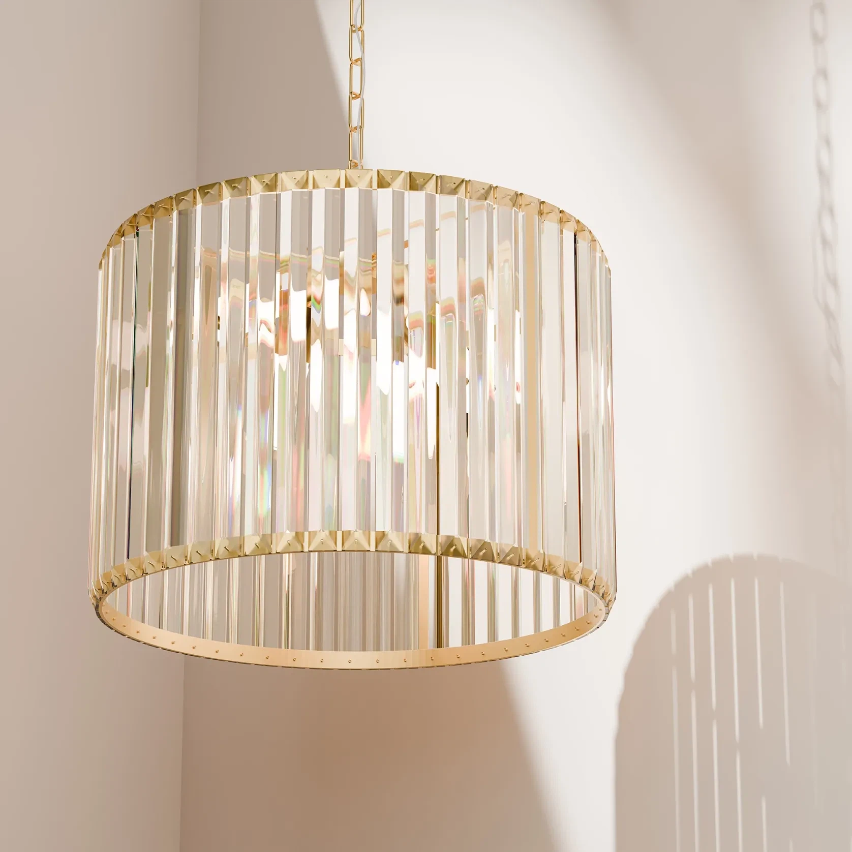 Crane Crystal E27 Pendant Light gallery detail image
