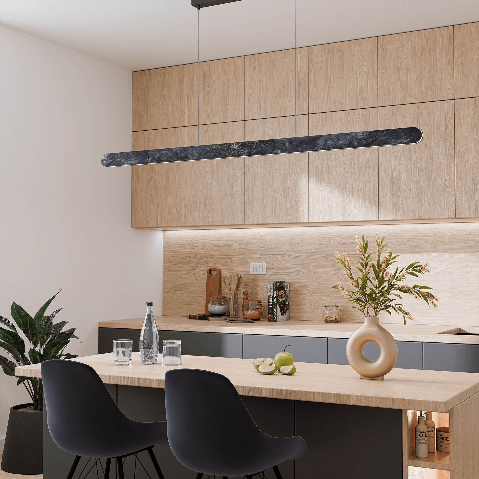 Lanner Marble Linear Pendant gallery detail image