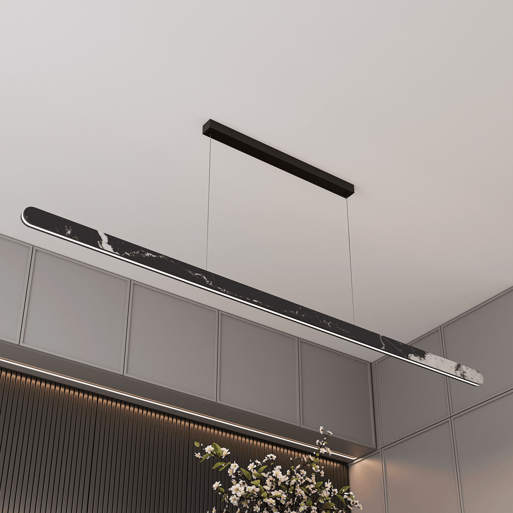 Lanner Marble Linear Pendant gallery detail image