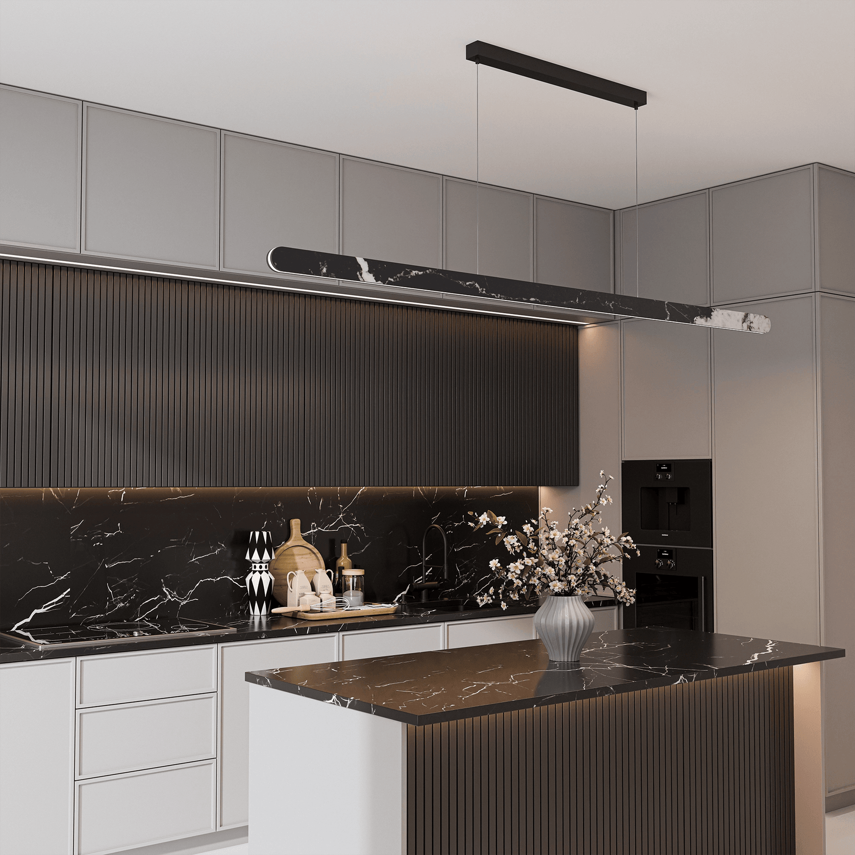 Lanner Marble Linear Pendant gallery detail image