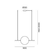 Alma 1lt Pendant Light gallery detail image