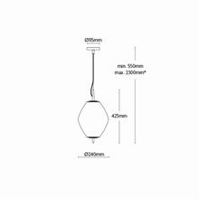 Nova Tall Pendant Light gallery detail image
