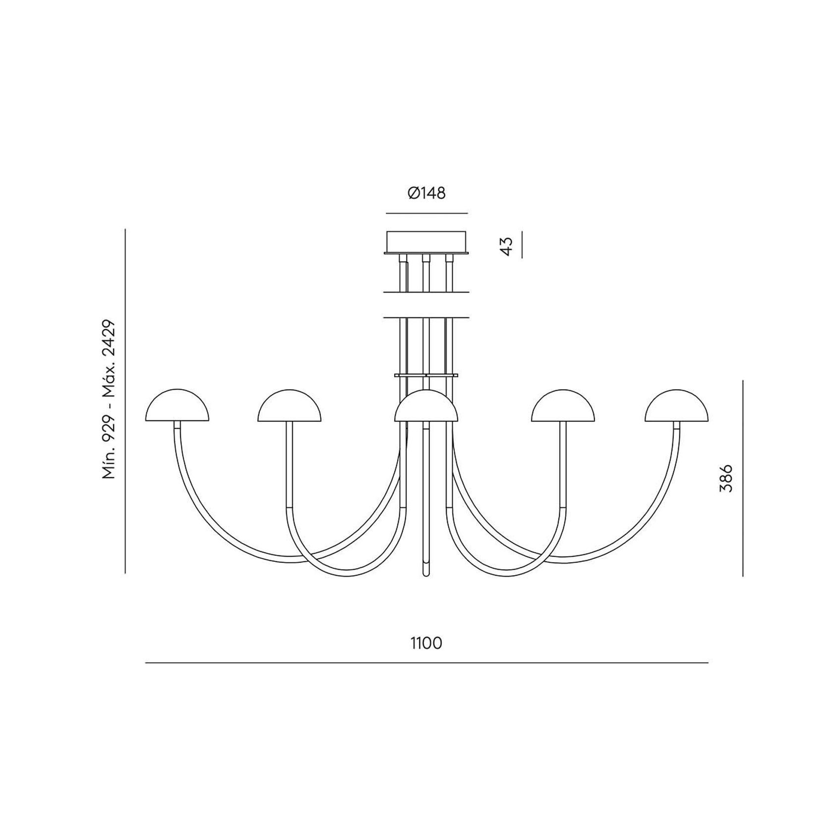 Dussa Chandelier gallery detail image