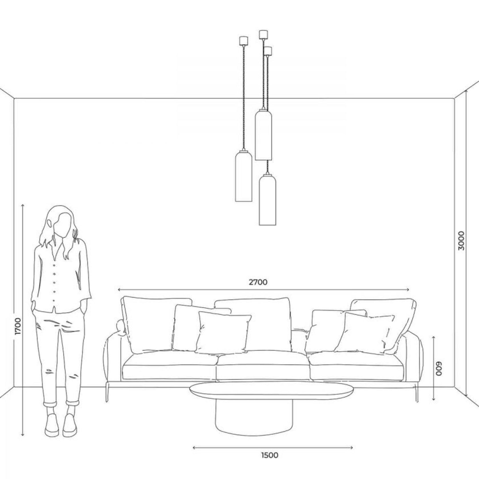 Parlour Elong Pendant Light gallery detail image