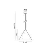 Cone Outdoor Pendant Light gallery detail image