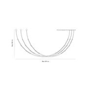 Leda 3lt Curve Pendant Light gallery detail image