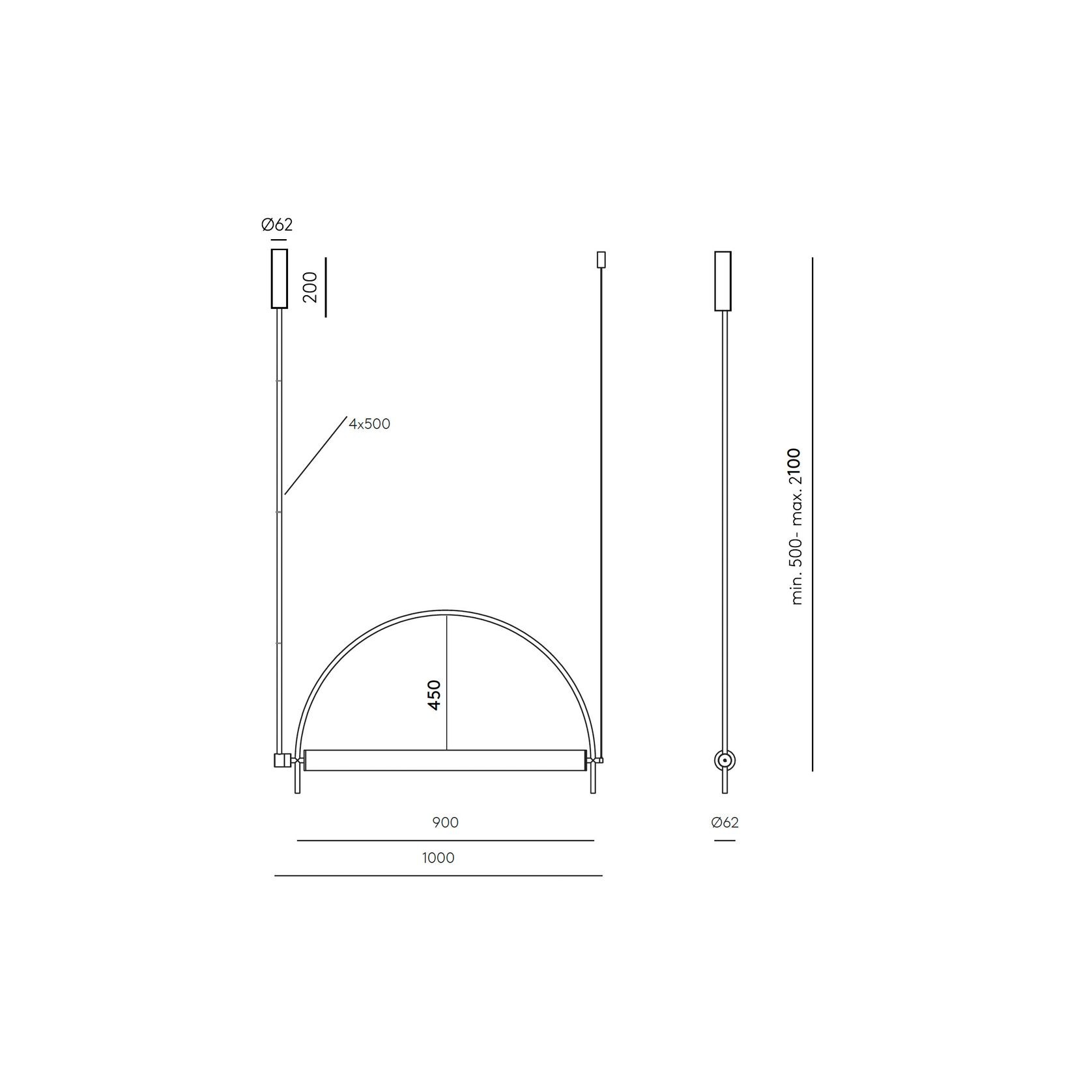 Arc Pendant Light gallery detail image