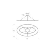 Ellisse Double Pendant Light gallery detail image