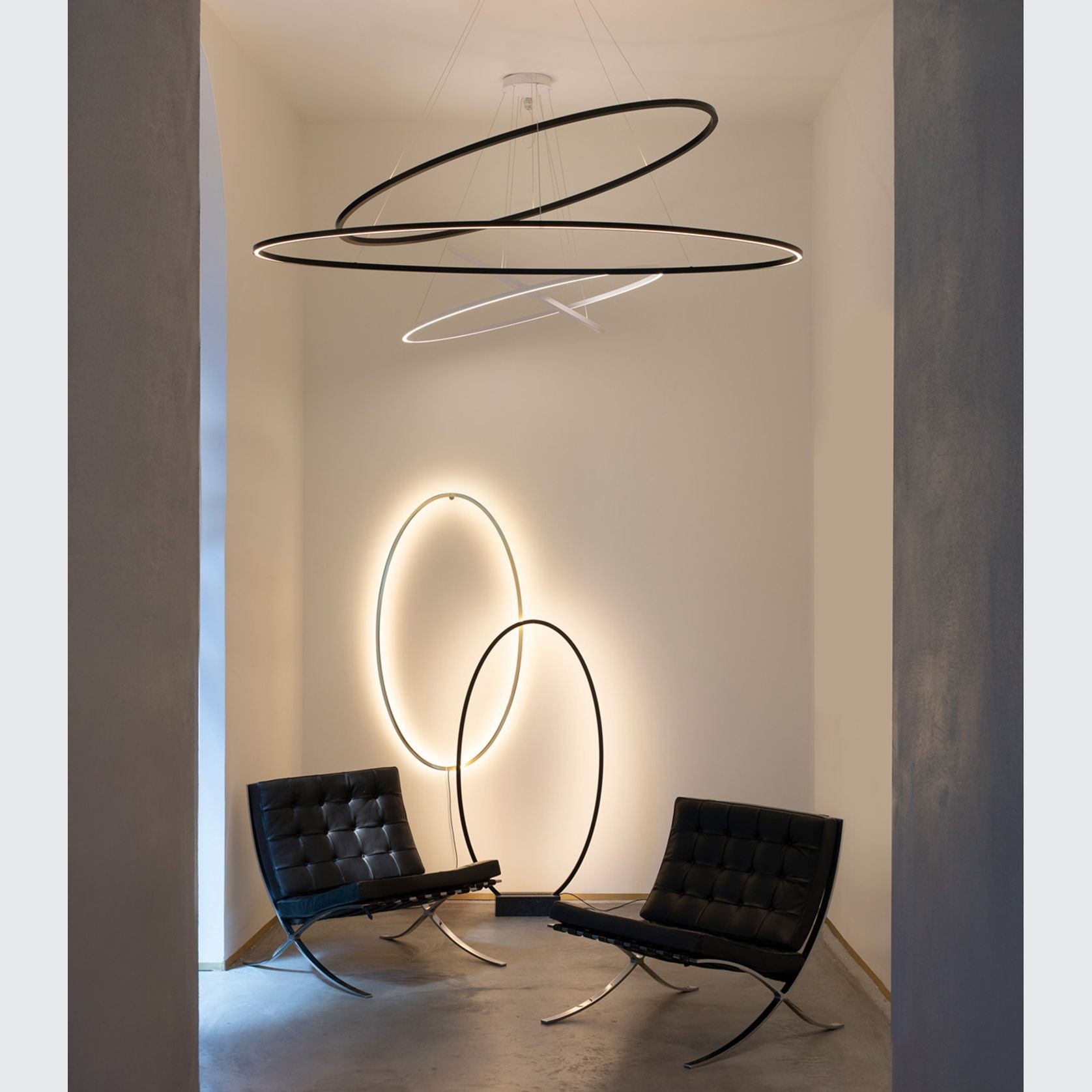 Ellisse Double Pendant Light gallery detail image