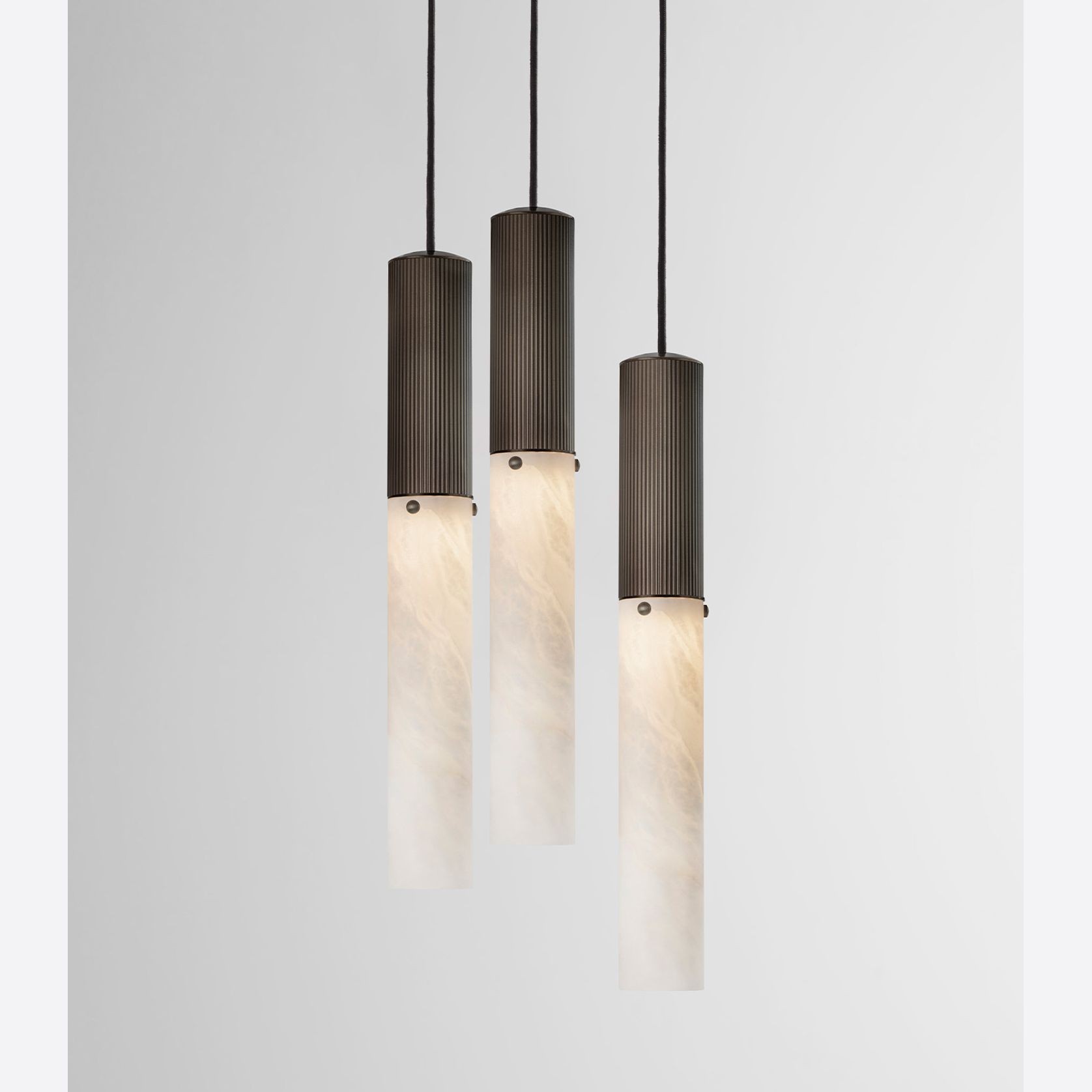 Flume Alabaster 3lt Pendant Light gallery detail image
