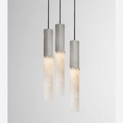 Flume Alabaster 3lt Pendant Light gallery detail image