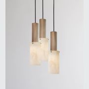 Flume Large Alabaster 3lt Pendant Light gallery detail image