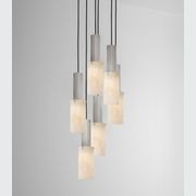 Flume Large Alabaster 6lt Pendant Light gallery detail image